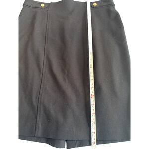 NWOT Anne Klein 8P Black Pencil Skirt Office Workwear Chic Classic